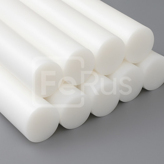 Стержень натуральный 10х2000 мм ПВДФ ТУ 22.21.10-011-17152852-2019