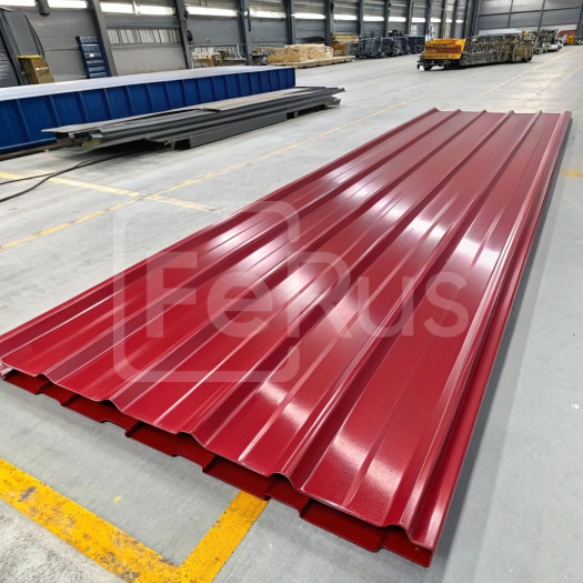 Профнастил С20 полиэстер (Zn100-180) 0,4х1100х1200 мм, RAL 3005